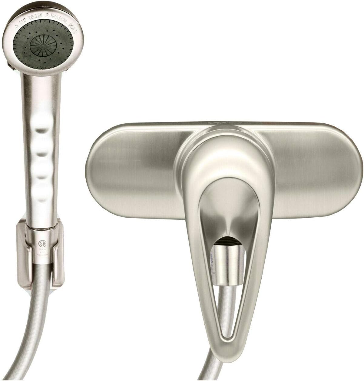 RV Mobile Home Shower Faucet with HandHeld Shower, Brushed Nickel
