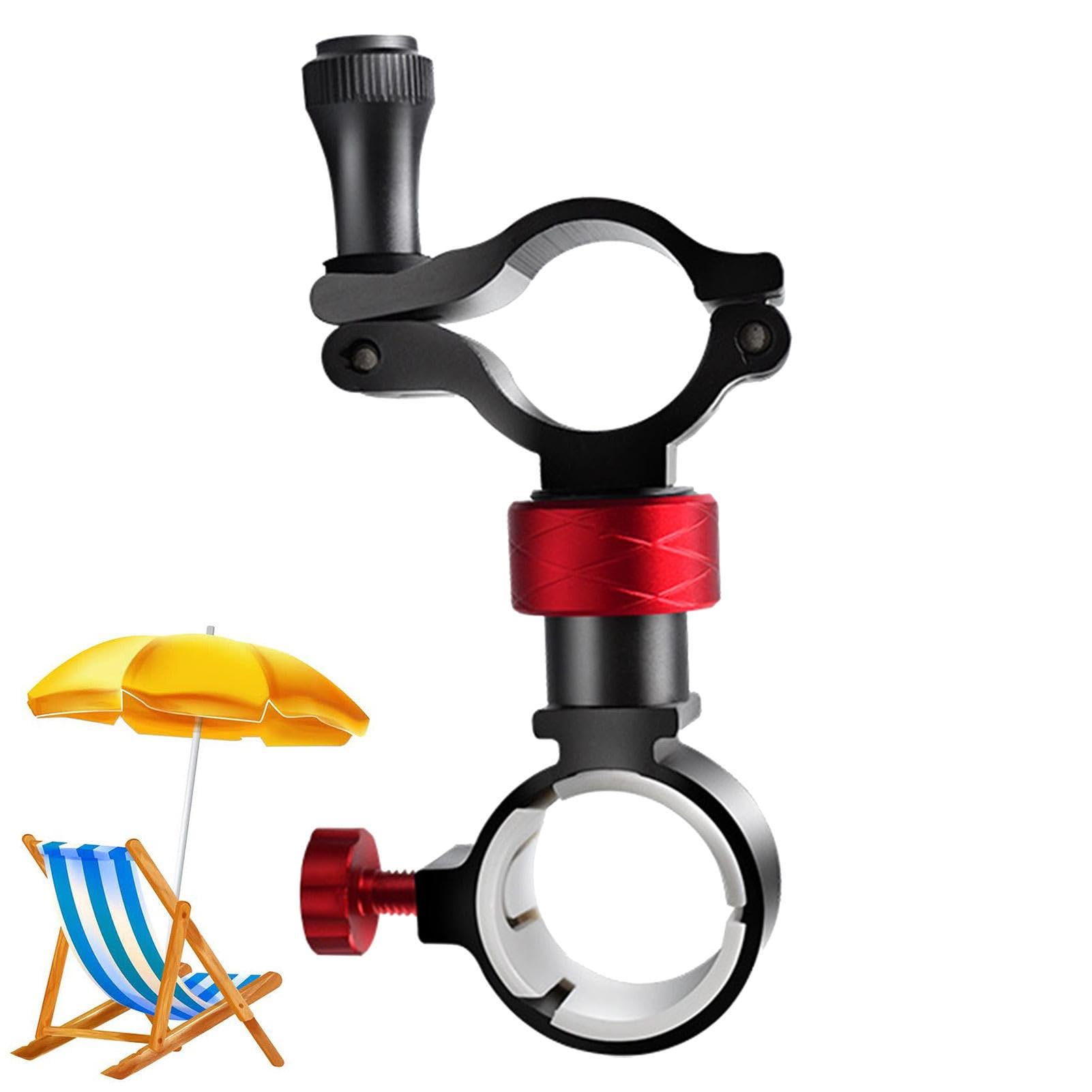 Rianpesn A Fishing Chair Umbrell Holder - 360 Degree Rotation Djustable Seat Rotation Holder,Fishing Chair Mount Rack Ttachment For Outdoor Travel, Fishing