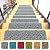Shape28 Stair Treads Ultra-Thin with Non Slip Rubber Backing 9”x26”, Gray 7 Pieces