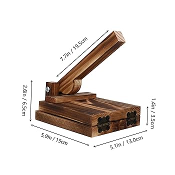 Amazon | FUNOMOCYA 1個 餃子の皮 木トルティーヤプレス 生地