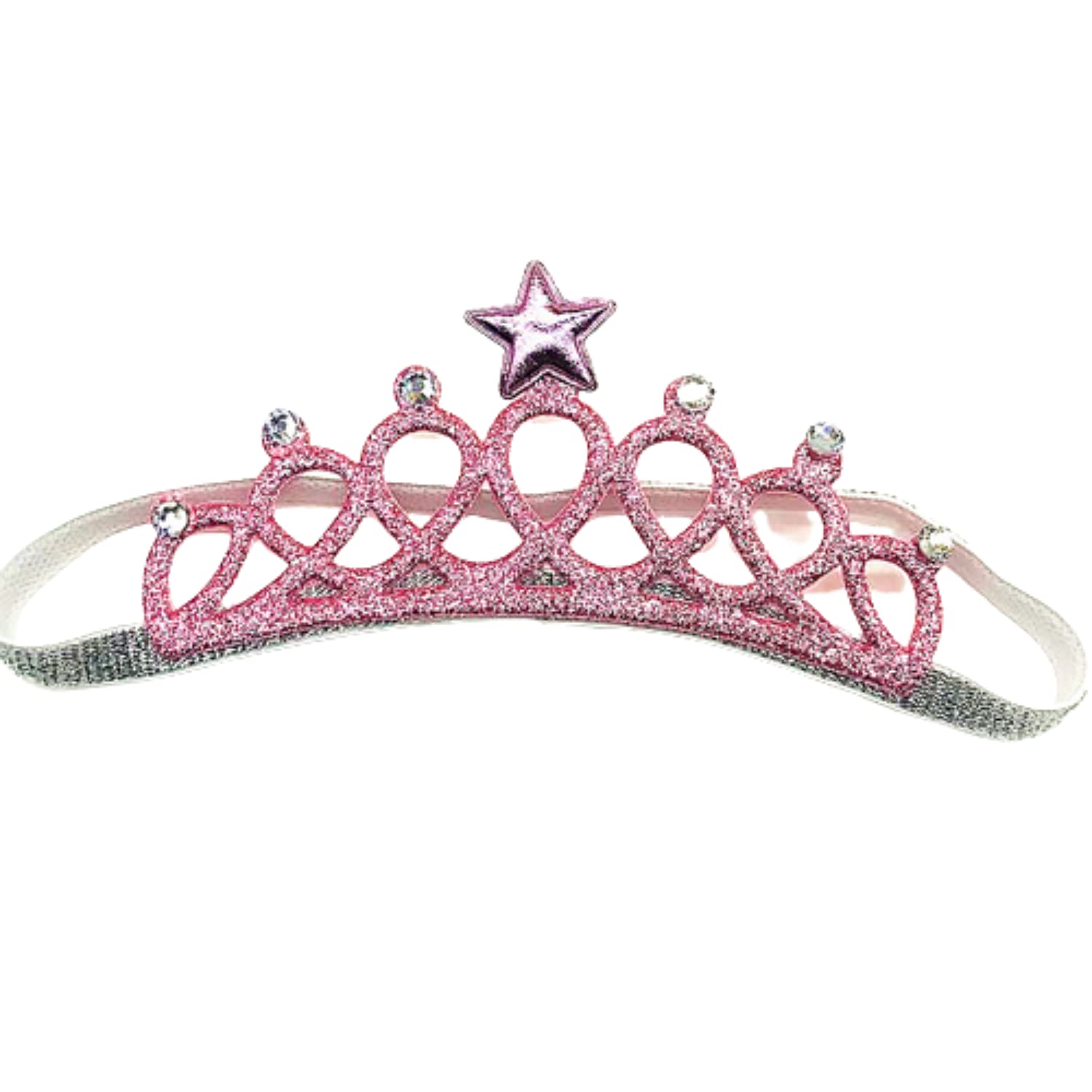 SYGA 1 Piece Childrens Crown Star Hair Headband Baby Girls Photo Hair Accessories Baby Stretch Jewelry Hair Band (Black Diamond) (B0B5HBYQCD) Amazon Price History, Amazon Price Tracker