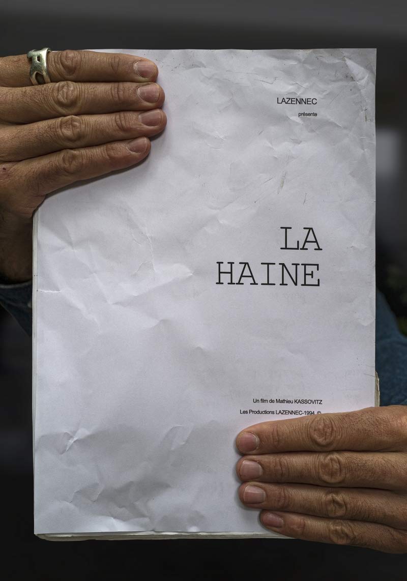 La Haine, fac-simile du scenario