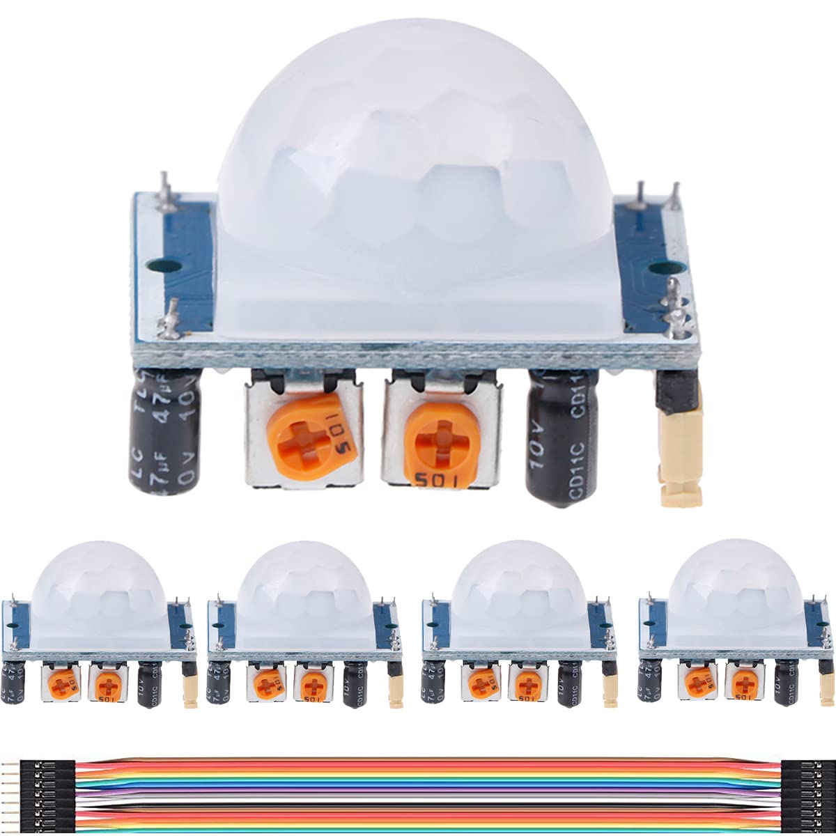 DAOKAI 10x IR-Hindernisvermeidungssensor Modul – 3 Draht, Einstellbar 2–30 Cm, 35° – Für Smart Cars, Roboter & Arduino