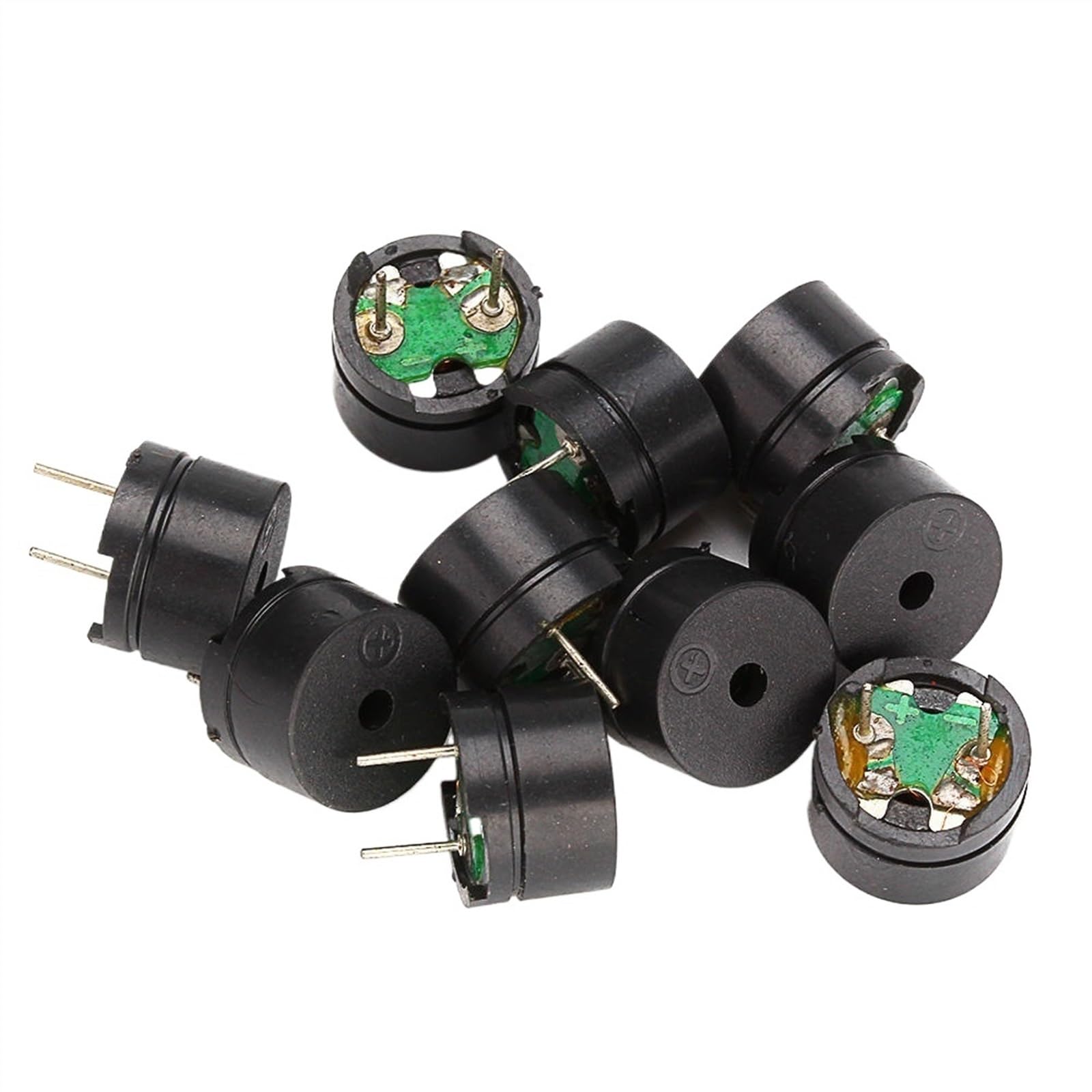 WUZDPRCJ 20PCS/Lot 12MM*8.5MM buzzer 16R Resistance Passive Buzzer 3V 5V 9V 12V Mini Piezo Buzzer 12085