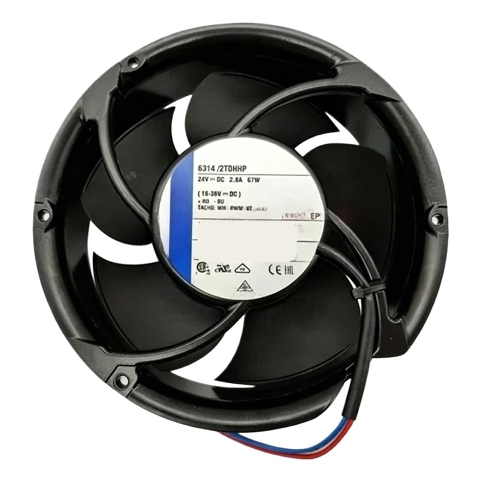KKHCMZPI 6314/2TDHHP 24VDC 2.8A 67W 17251 frequency converter cooling fan