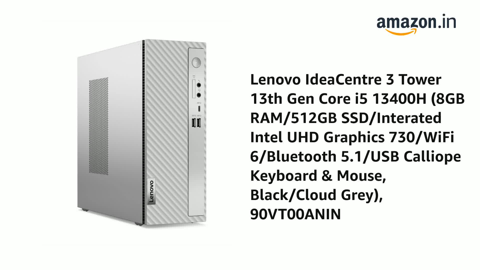 Lenovo Ideacentre 3 Tower 13th Gen Core i5 13400H Desktop