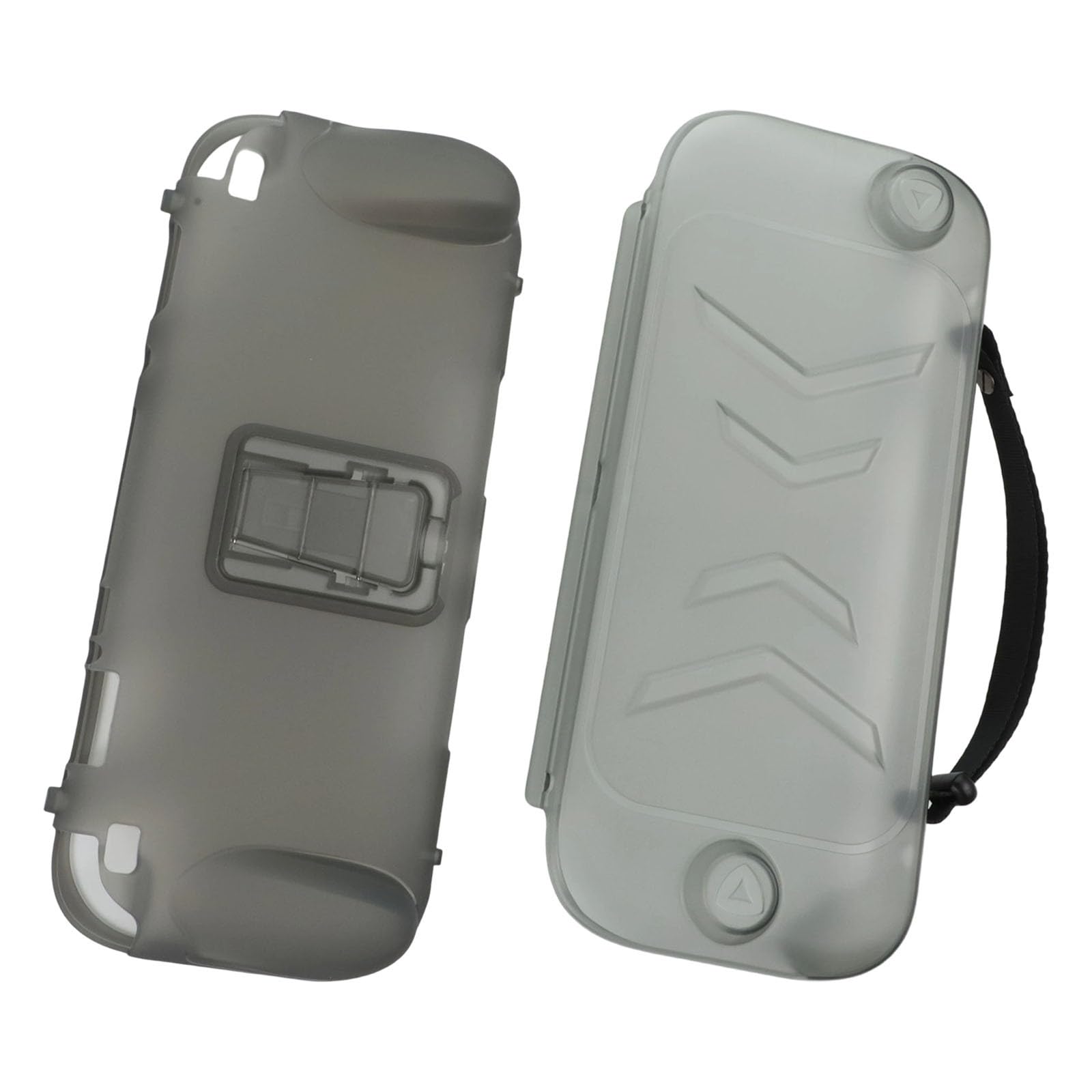 Custodia anteriore staccabile per Nintendo Switch 2 - ABS protettivo+per TPU Design con per viaggi di dimensioni compatte, nero