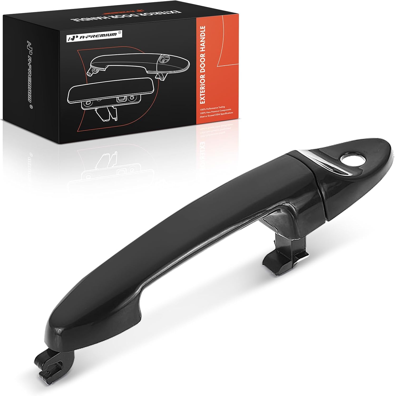 A-Premium Front Left Driver Side Exterior Door Handle with Keyhole for Ford Escape