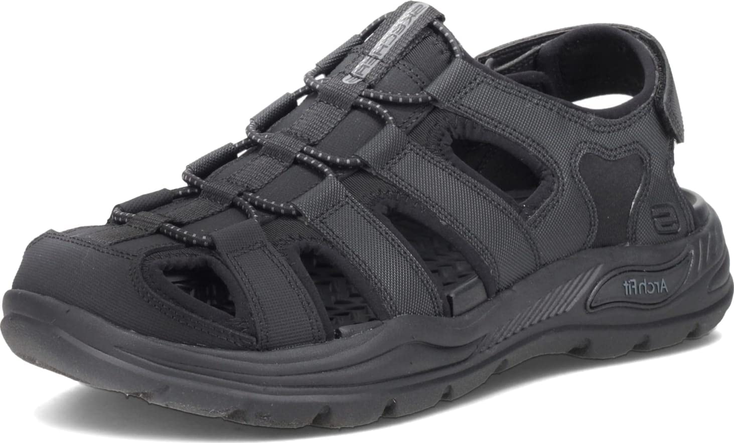Skechers Men\'s Arch Fit Motley SD Verlander Fisherman Sandals Black Size: 9 Skechers Men main image 4