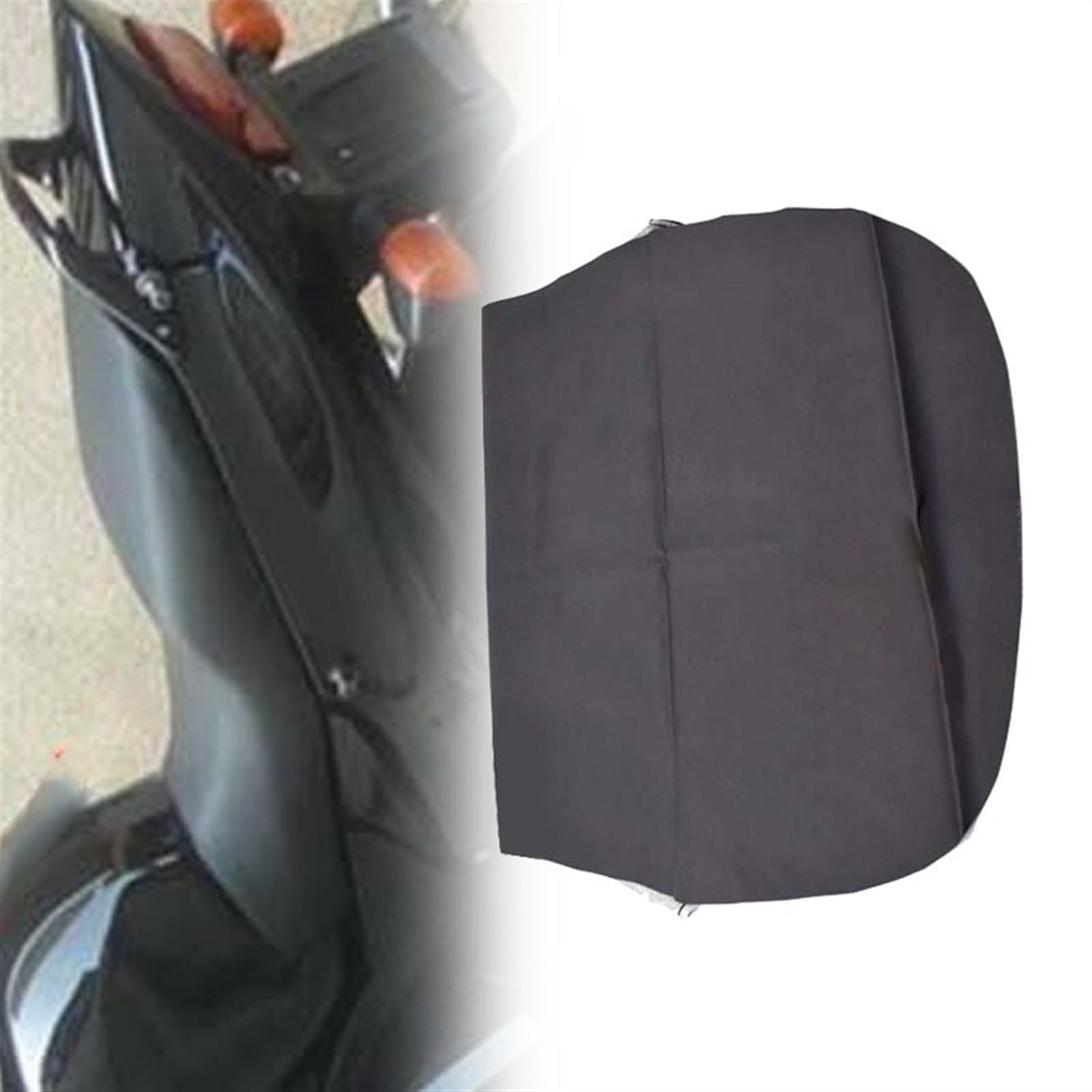 バイク用スポーツシート 黒 ホンダ（HONDA） ライブディオ Live Dio ZX AF34 AF35 ベース付シート