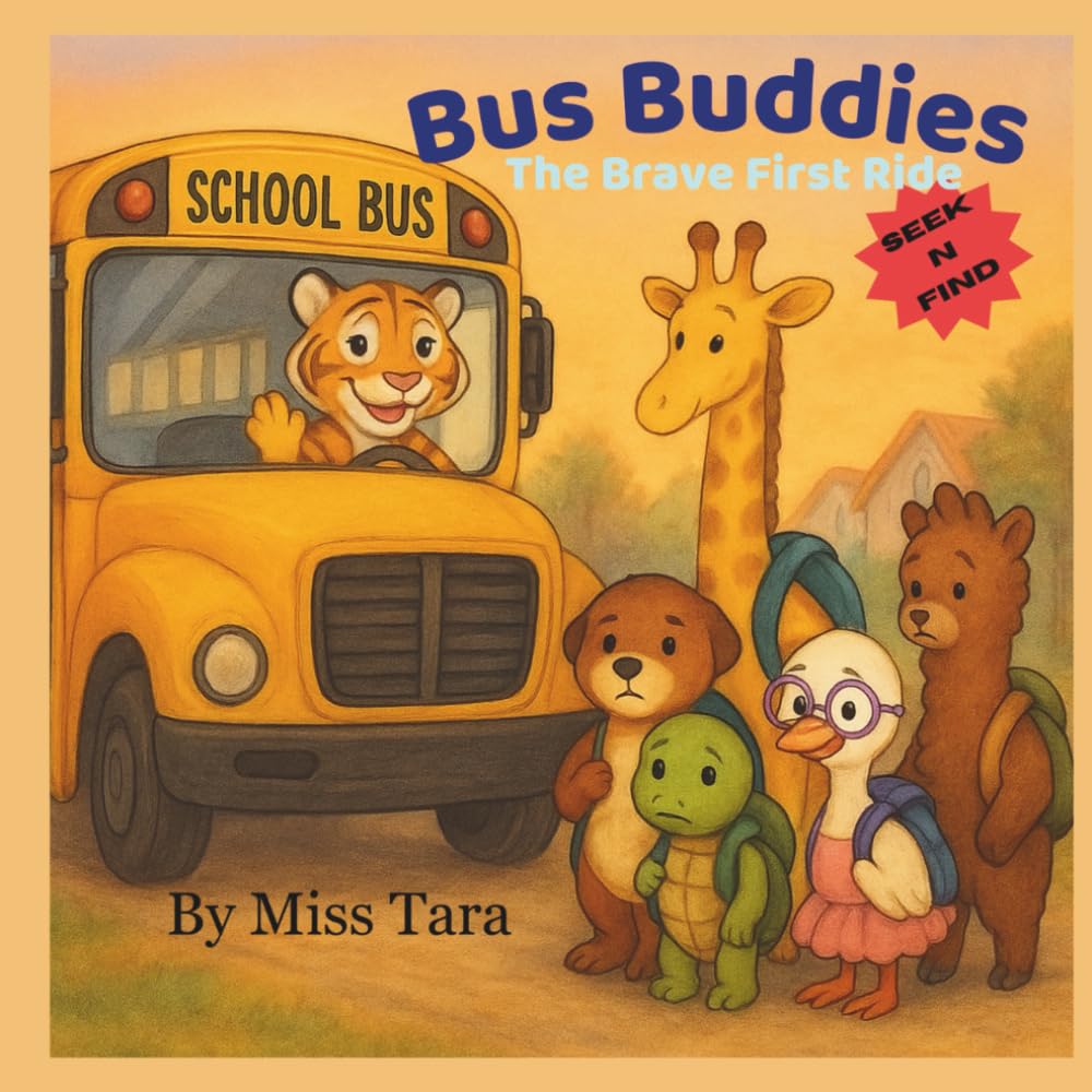 Bus Buddies: The Brave First Ride: A Back-to-School Adventure to Help Kids Overcome First Bus Ride Jitters