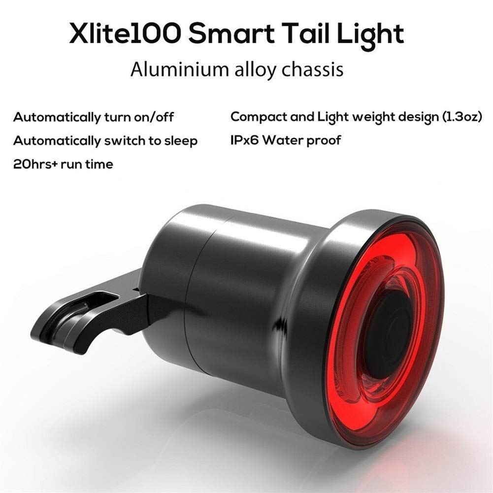 Luz Bicicleta Ciclo Posterior de la Cola de la Bici Luz USB Smart Bicicletas luz de Freno traseras LED luz Trasera Ilumina por detrás de la lámpara roja 04