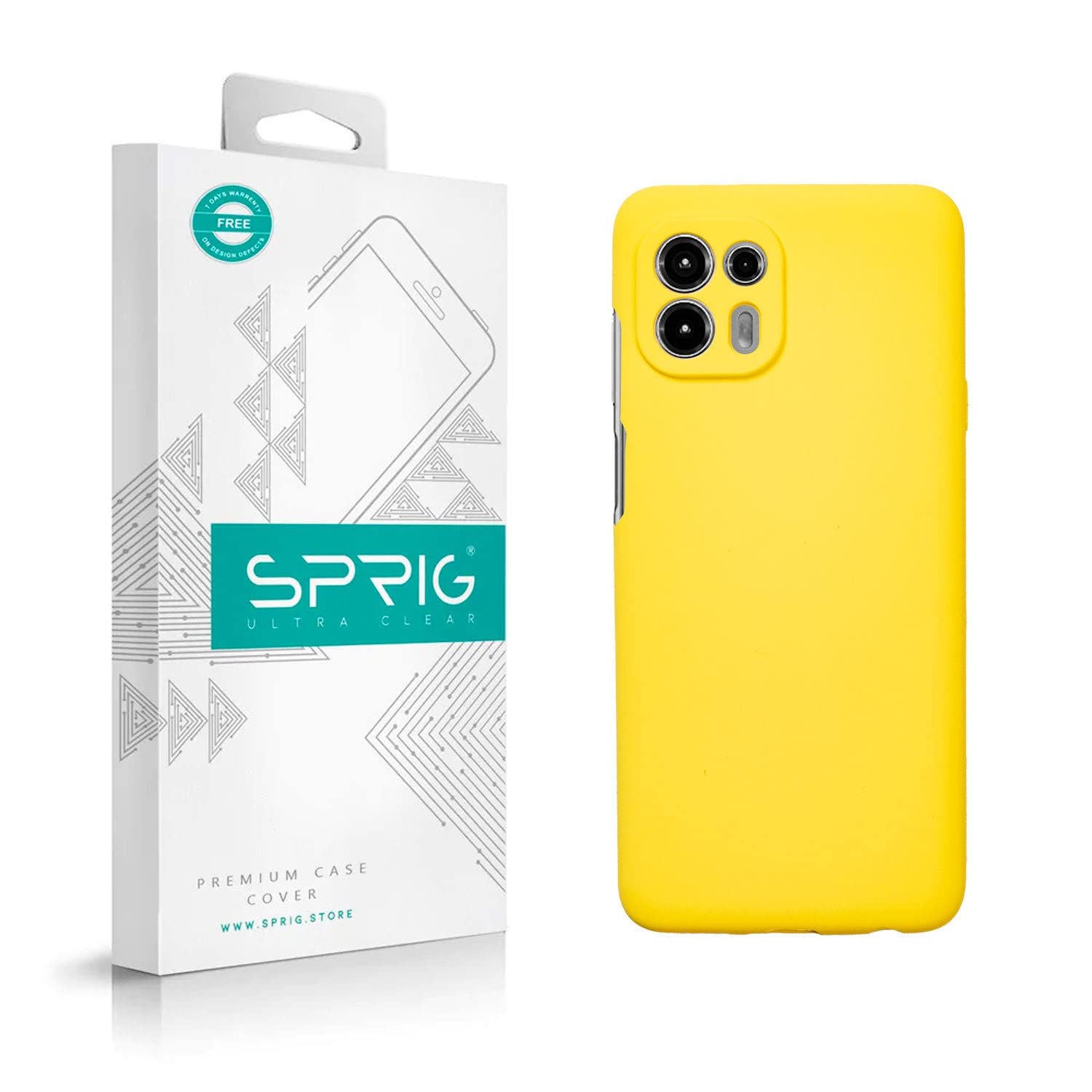 SPRIG Compatible with Motorola Edge 20 Fusion Liquid Silicone Premium Back Cover Drop Tested Shock Proof Mobile Case for Men, Women, Boys and Girls with Camera Protection (Shining Yellow) (B0BBN6LBQG) Amazon Price History, Amazon Price Tracker