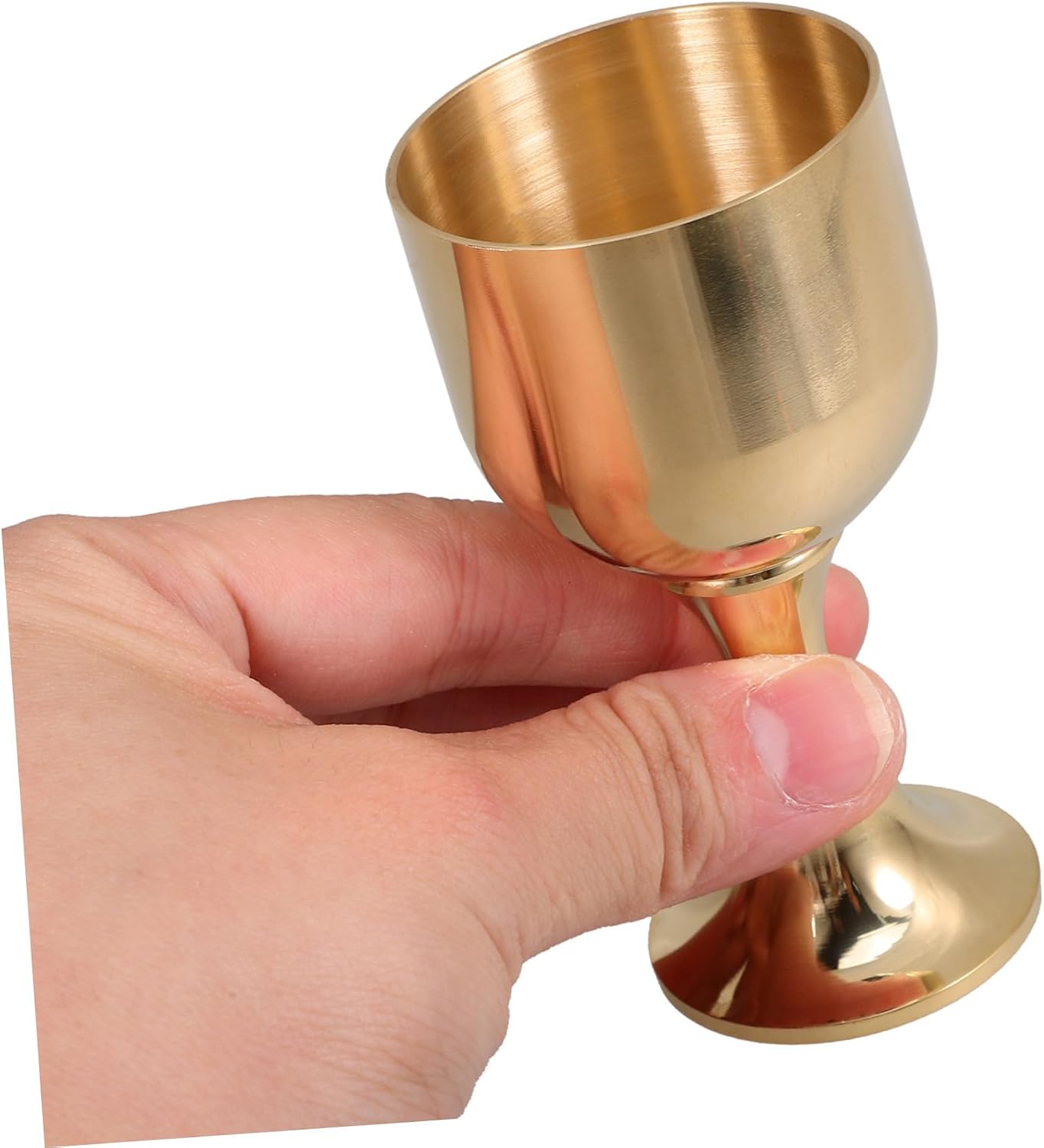BESTOYARD 5pcs Vintage Copper Liquor Goblet Elegant High-stemmed Wine Cup for Home Parties and Special Events Reusable Drinking Vessel for Wine and Spirits