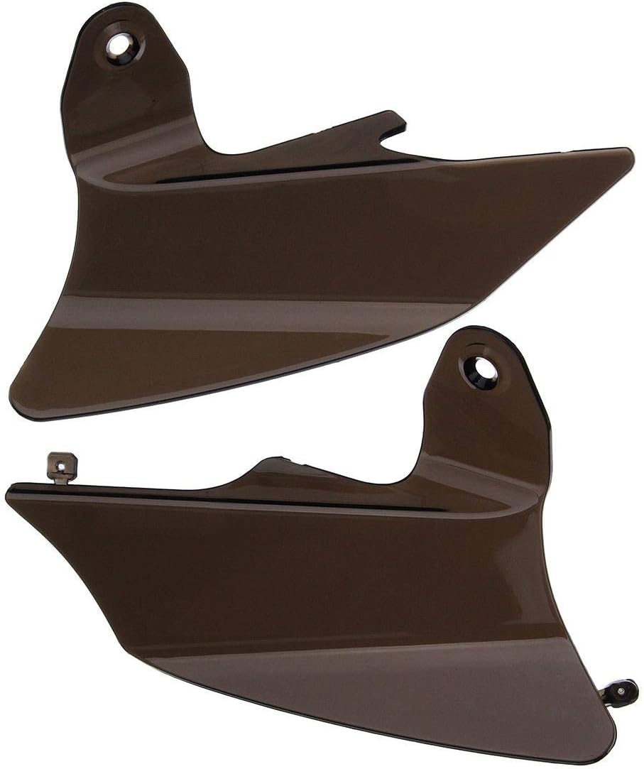 Motorcycles Smoke Left & Right Air Deflector Heat Shield Mid Frame Kit for Harley Touring Street Electra Glide Road King 1997-2007