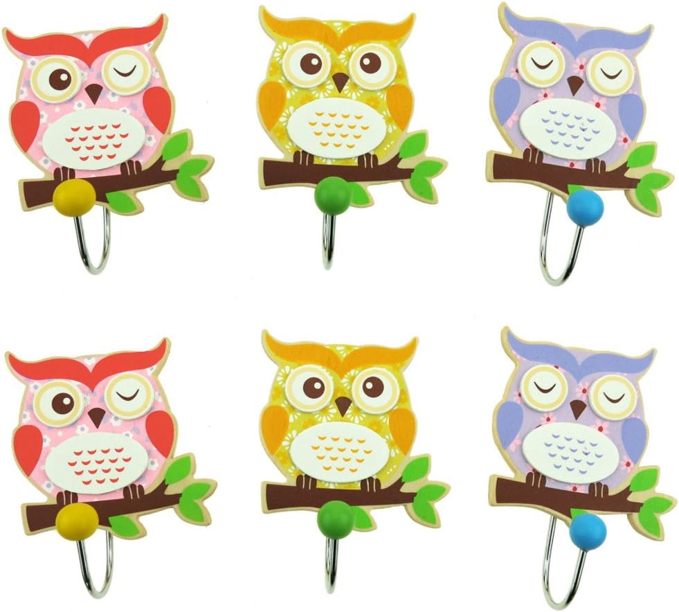 Crochet Porte Manteau Porte Manteaux Simple Mural Chouette Pour Une Chambre D'enfant Ou De Porte Manteaux Hibou