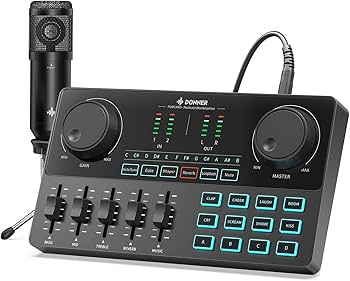 Amazon | Donner オーディオインターフェース マイクセット ブラック