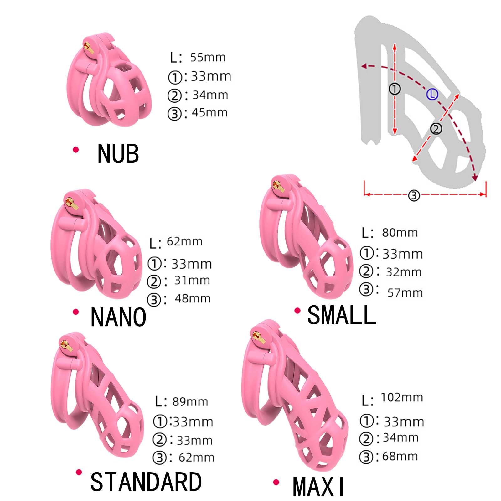 Gabbia Fitness Leggera migliorata con Anelli di 4 Misure, Accessori protettivi per Uomo -A36IT