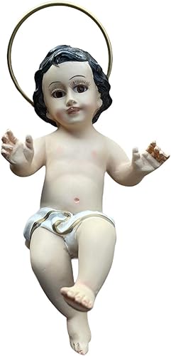 Figura de bebé Jesús de 6 pulgadas para niño Dios Estatua Figuras de Belén