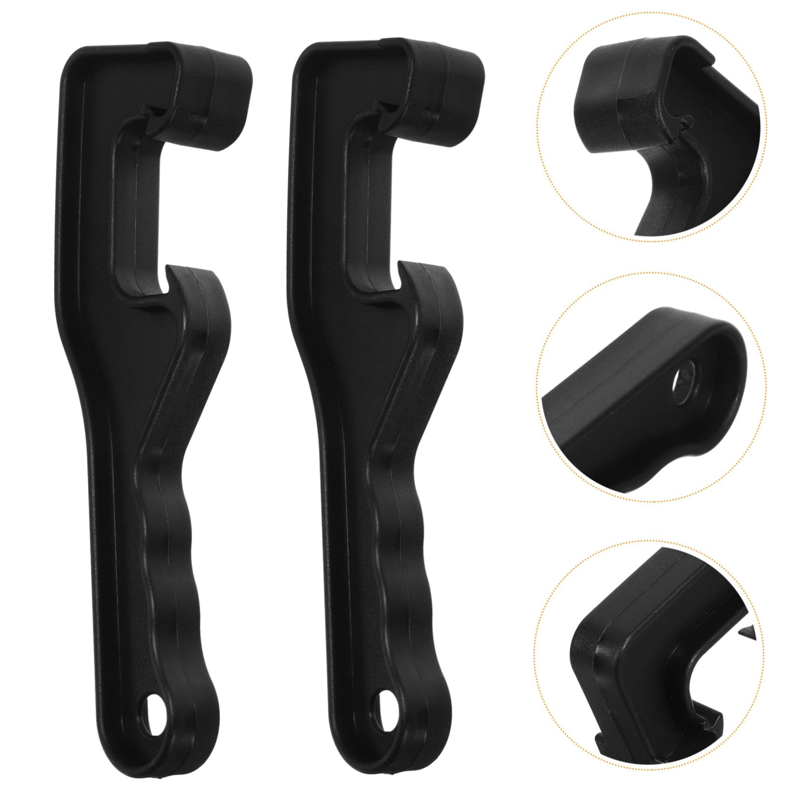 10 Stück Eimeröffner Eimerdeckelöffner Aus Robustem Material Mit Hakenform Und Fingermulden Für Farbdosen Werkstatt Und Haushalt