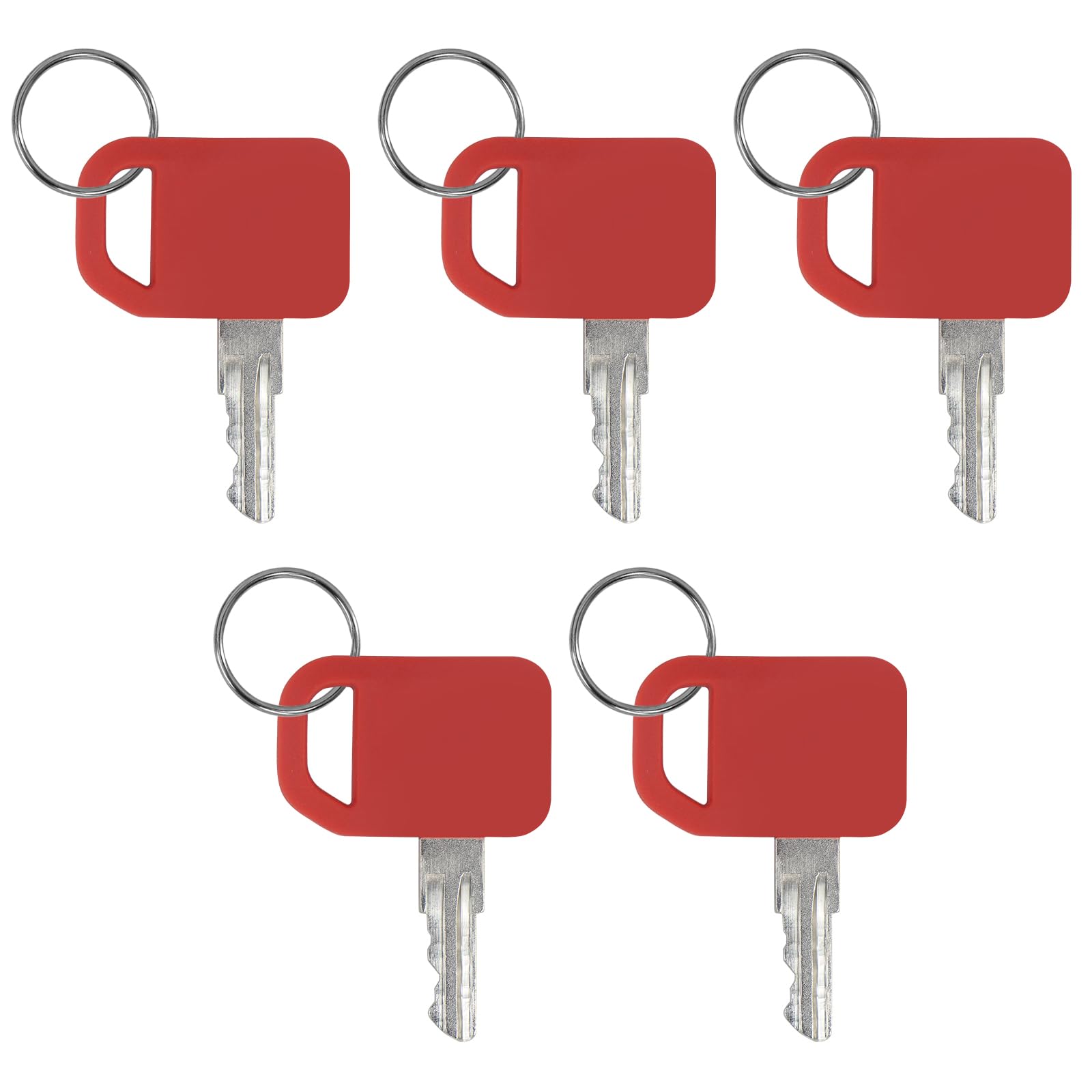 5 Pack AT195302 Ignition Key with Rings for Tractors โ image 1