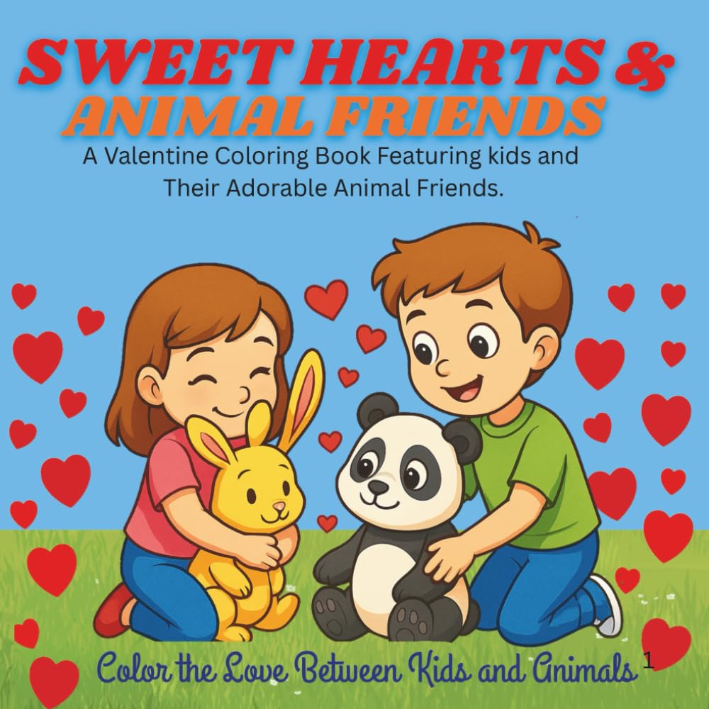 Sweet hearts and animal friends