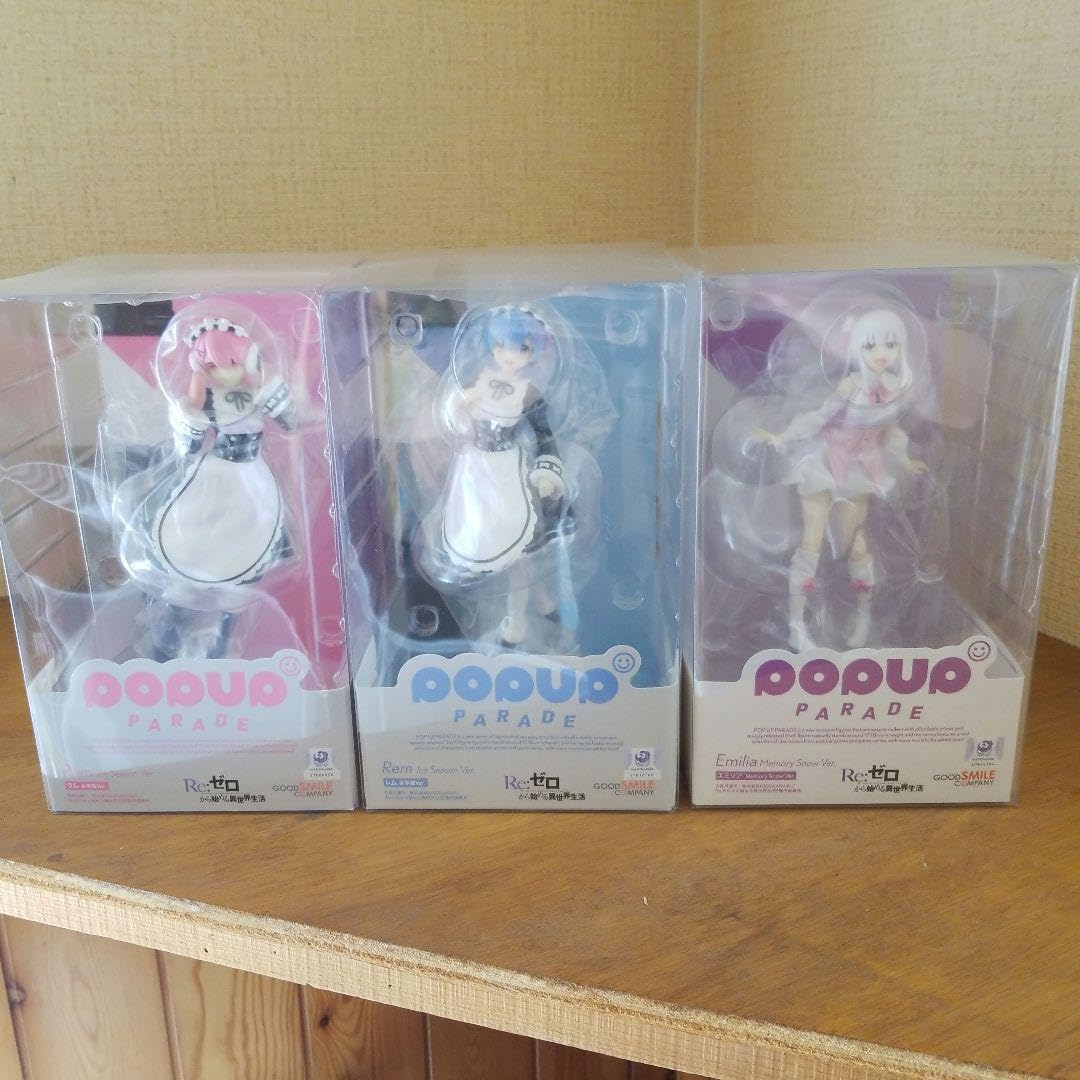 Amazon.co.jp: pop up parade リゼロ ラム レム エミリア セット