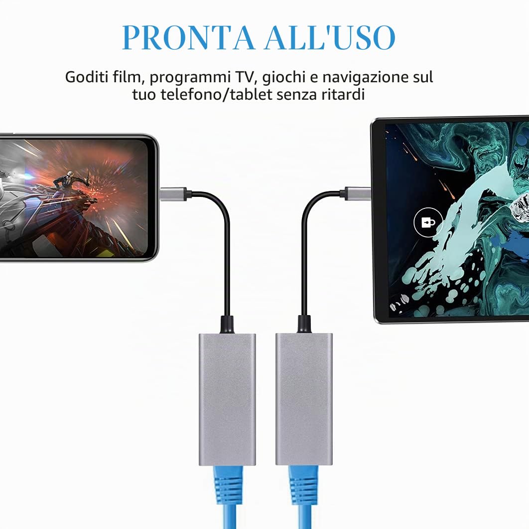 2.5GBase-T Adattatore di rete USB 3.0 RTL8156B 2500/1000/100Mbps USB 3.1 Gigabit Ethernet Scheda RJ45 LAN Controller per Laptop Desktop