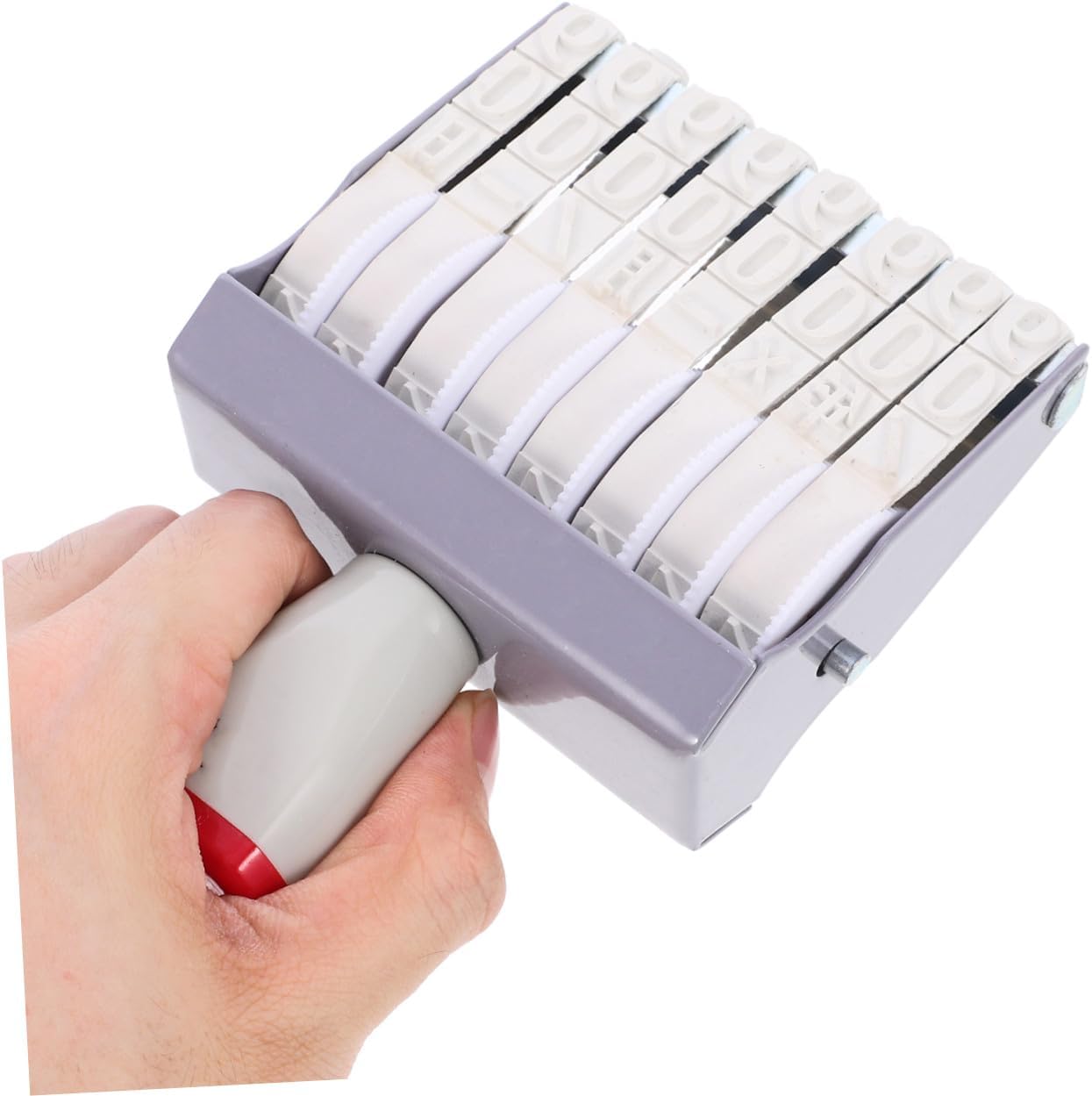 jojofuny Portable Date Stamp Handle Adjustable Rolling Date Stamper for Scrapbooking Diaries and Office Use Digits