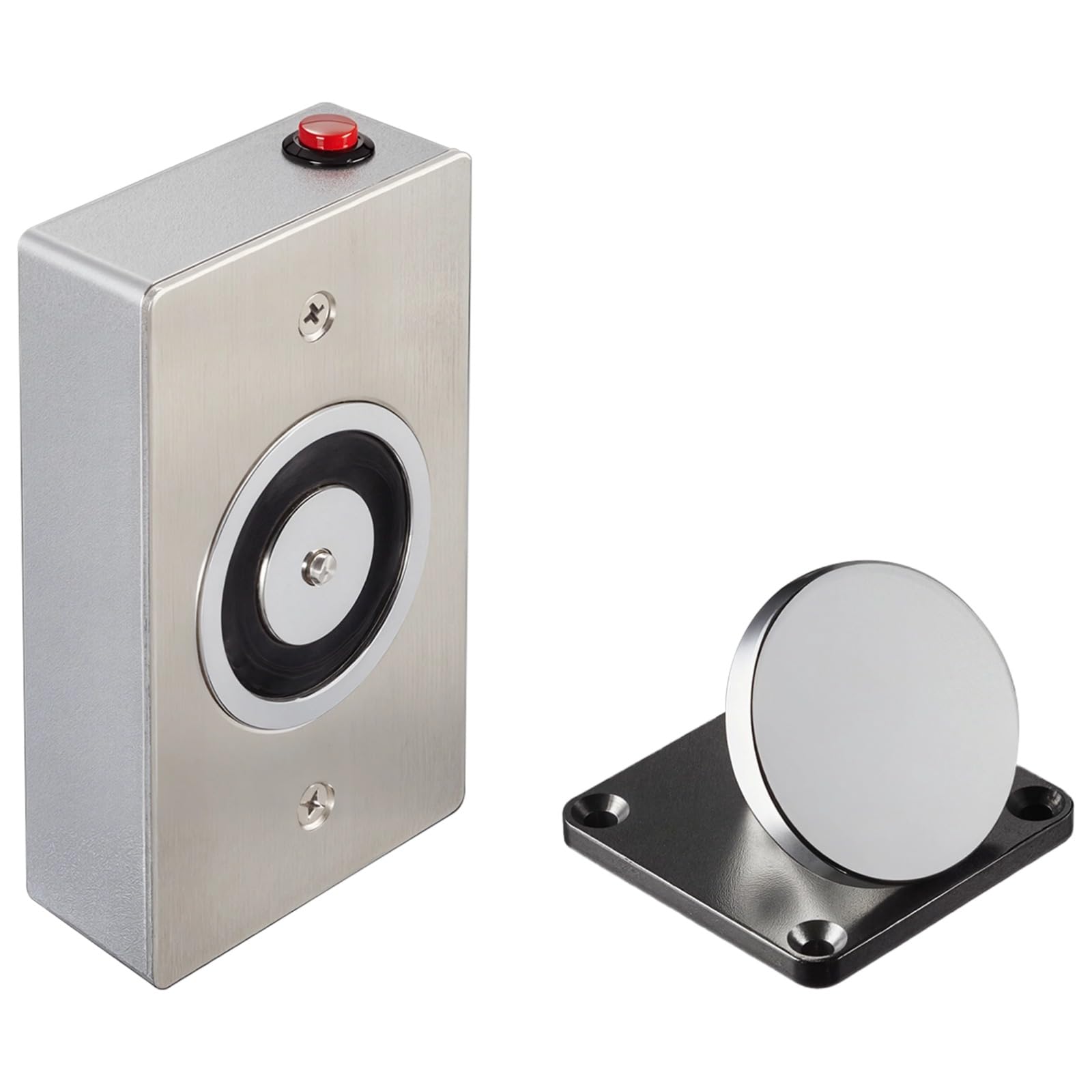Cerradura para puertas, sistema de montaje en pared de alta resistencia para puertas cortafuegos, cerradura electromagnética, cerrojo de precisión, liberación automática de alarma, 24 V CC para p