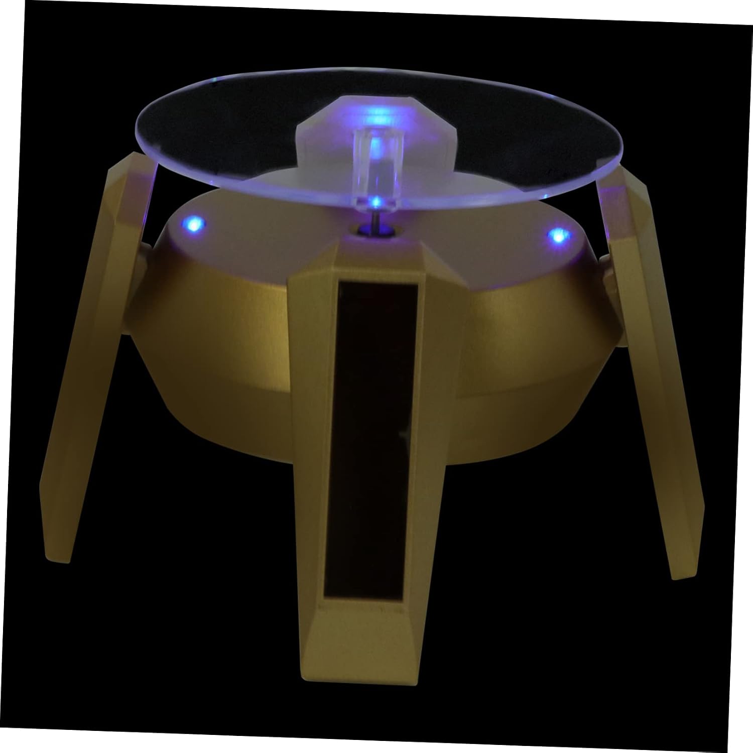 Cabilock Foot Rotating Led Display Stand Solar Rotation Rotatable Base Quality Display Base for Adornment