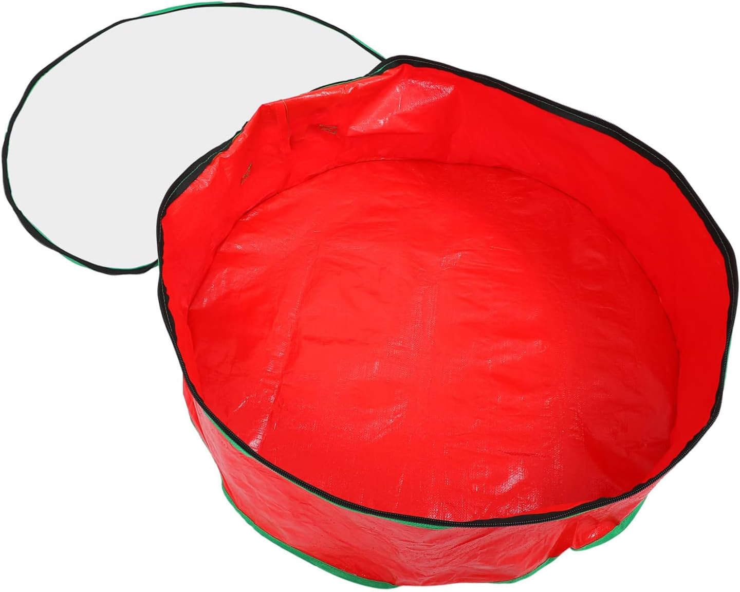 MAGICLULU 1pc Wreath Storage Bag with Clear Window for Christmas Garland Container for Holiday Decorations and Wear-Resistant for Party and Wedding Supplies