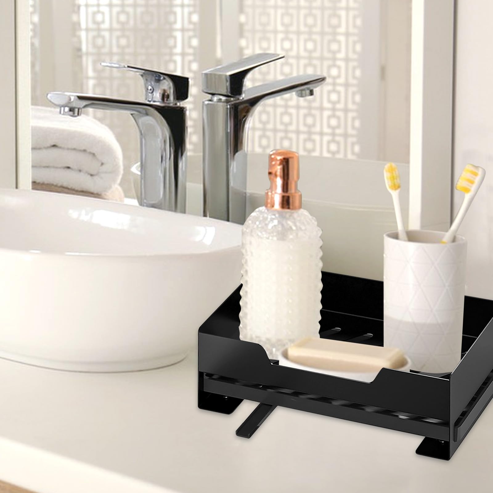 Simsky - Organizador para fregadero de cocina, soporte de esponja para fregadero, cocina