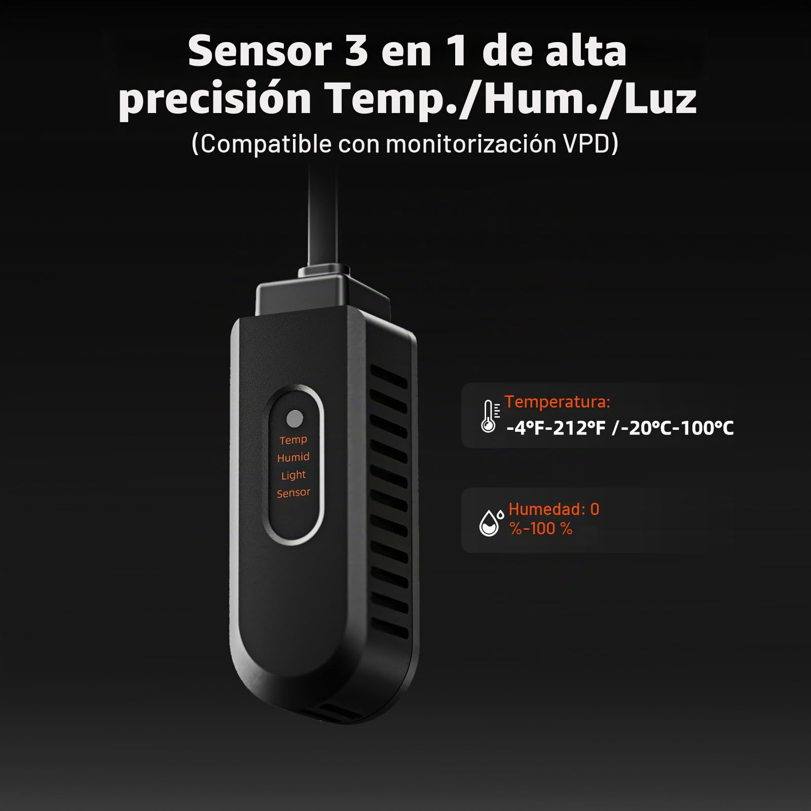 SPIDER FARMER Ventilador en línea de 10,2 cm con control de temperatura y humedad, ventilación, extractor para tiendas de cultivo Hidroponía Calefacción Refrigeración Flujo de aire