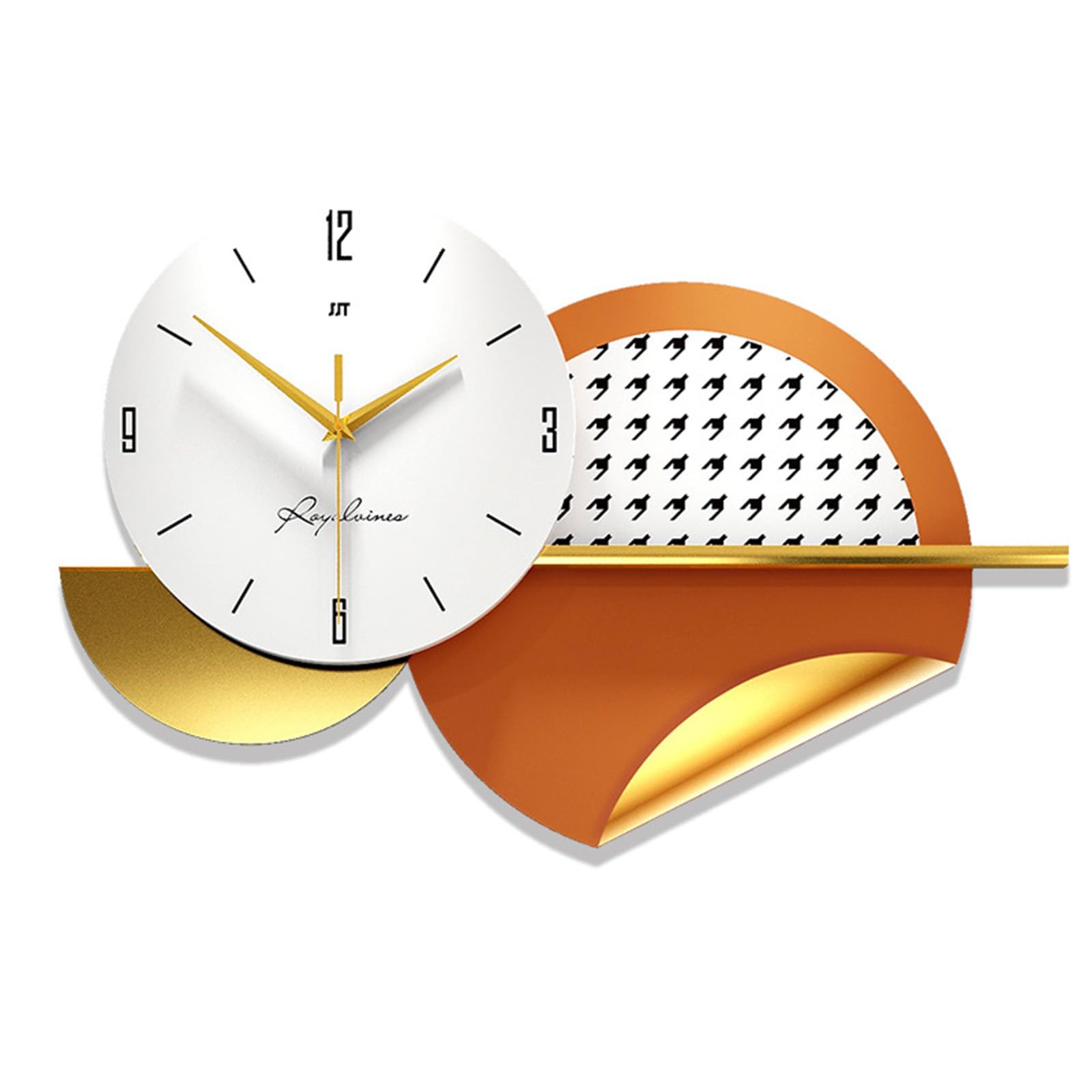 Horloge de restaurant de luxe lumineuse et design contemporain