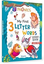 My First Phonics 3-Letter Words Story Books for Kids Age 3+ | Fun Learning with Easy Words | Colourful Illustrations I Simple 3-Letter Words Story I Preschool Reading Book for Toddlers & Preschoolers by Majestic Book Club