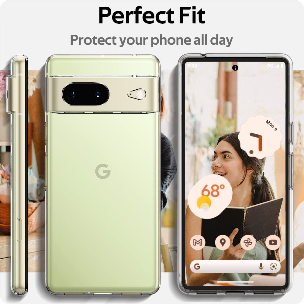 Cyber-Tech Google Pixel 7 Cover, Slim Thin Shockproof Flexible Tpu Gel Soft Skin Silicone Protective Case Cover For Google Pixel 7 Clear Price In Dubai Uae 204738961 - View #7