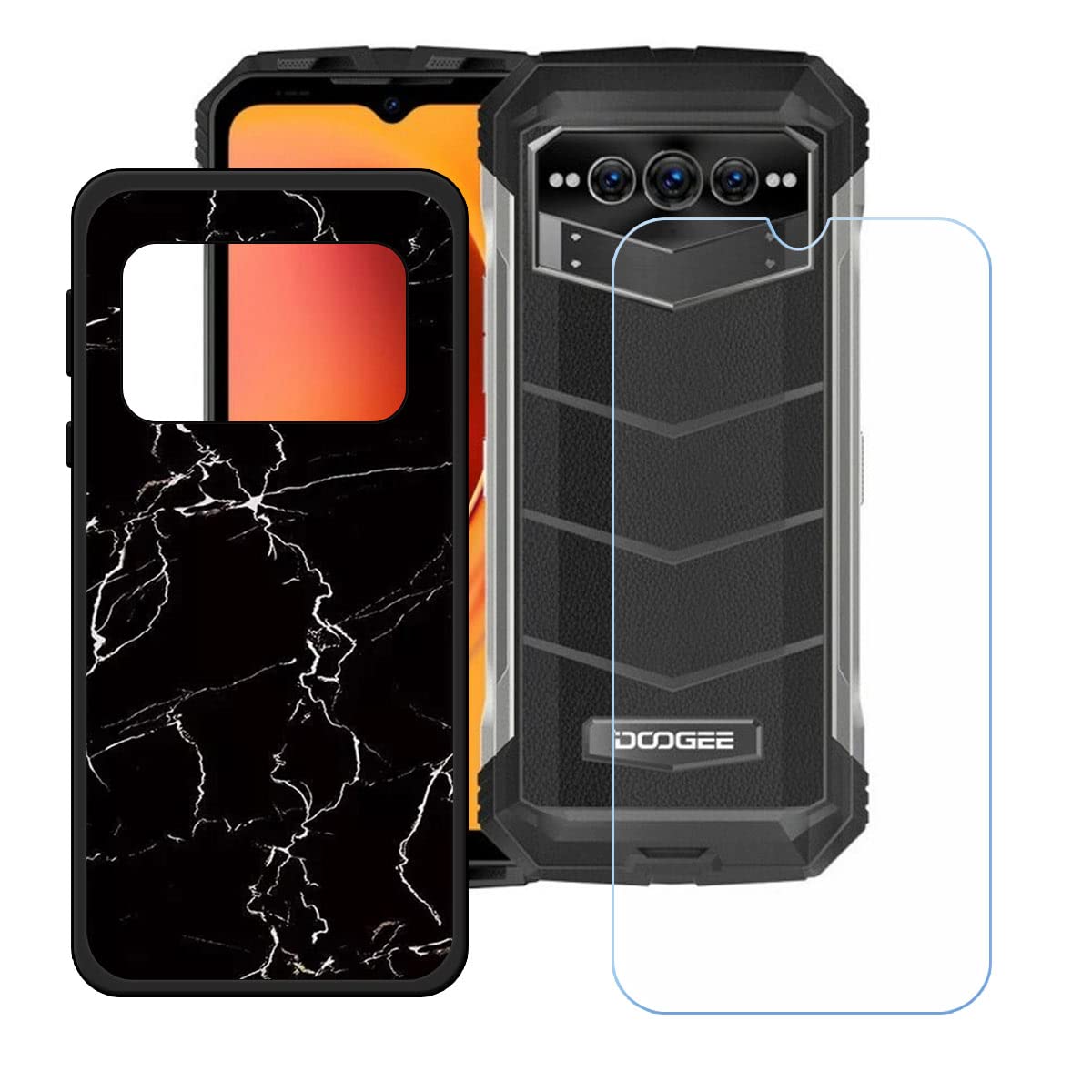 KJYF Custodia per Doogee V Max (6.58), Ultra Sottile Morbido