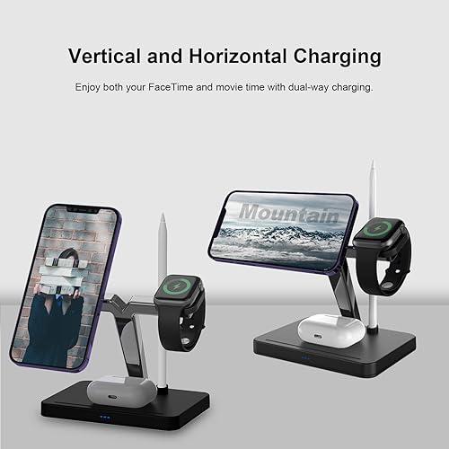 Miniatura 6 de OVISBAI Cargador inalámbrico magnético para iPhone14 14plus 14 Pro Max, soporte de cargador rápido Magsafe de 15 W para iPhone14 13 12