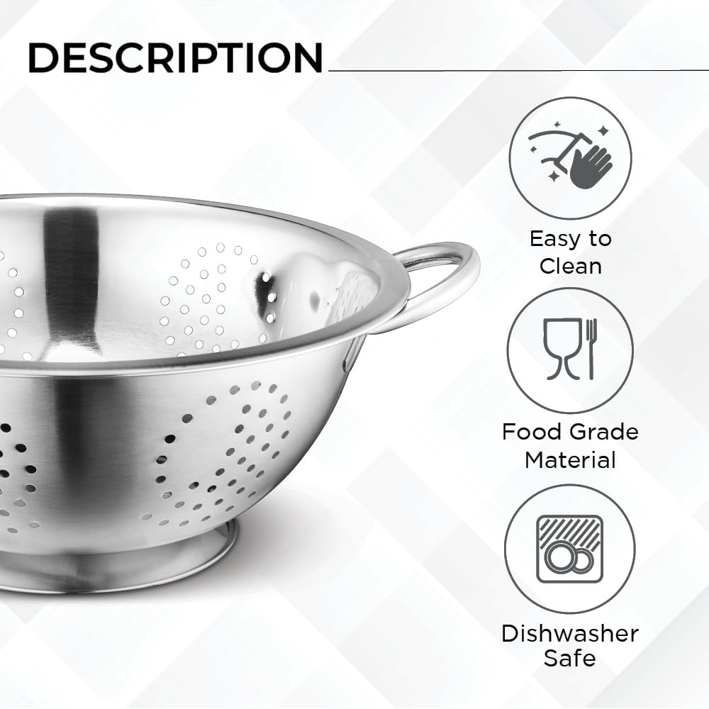 AVADOR - Set di 3 colini in acciaio INOX