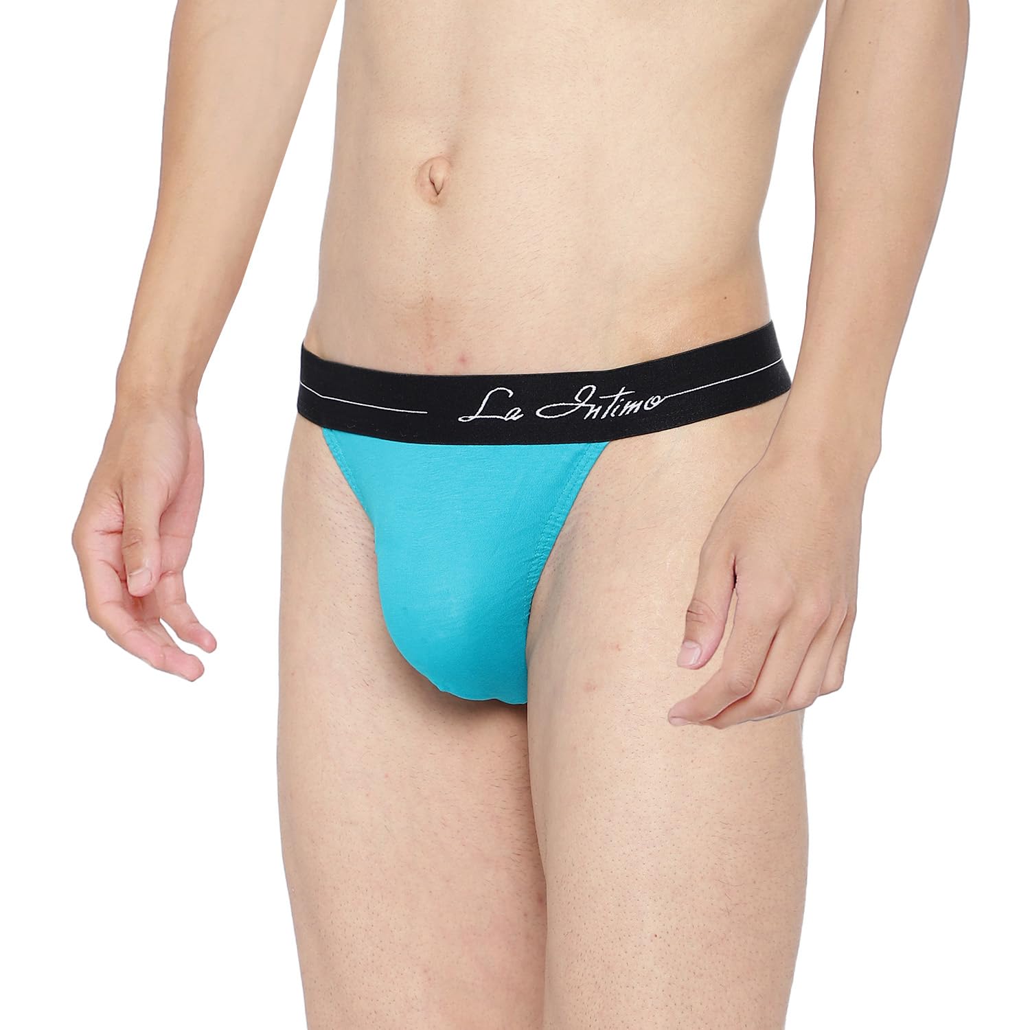 la intimo Cotton Prime Solid Thong for Men Innerwear | Antimicrobial Underwear for Men-picture-30