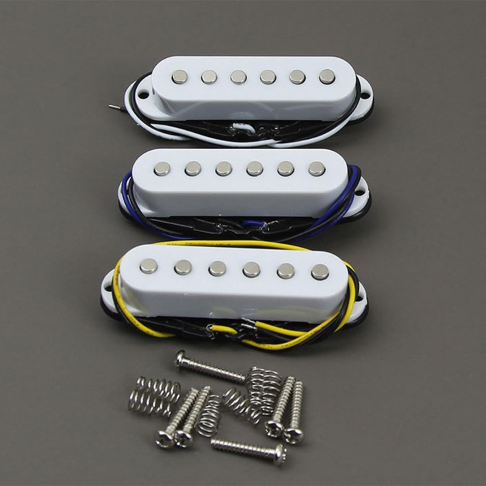 COOLHOOD 1Pc Alnico 5 Pickup Guitar Single Coil Pickup Ceremic Magnet Middle Bridge Neck/Middle/Bridge Pickup Kits for Choose