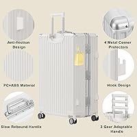 Amazon.com | AnyZip Luggage Sets 2 Piece Aluminum Frame Carry On