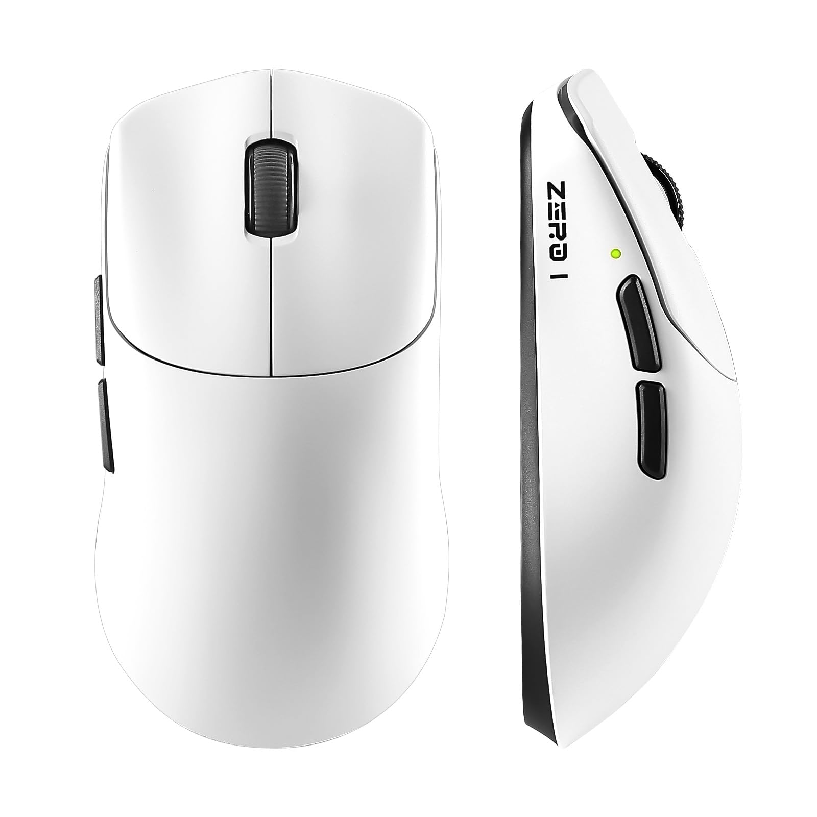 Zero 1 Pro Gaming Mouse,55g Ultralight Wireless Mouse, PAW3311 24K DPI, Tri-Mode 2.4G/Bluetooth/USB-C,Programmable Ergonomic Design,for Laptop/PC/Mac(White)-image-16