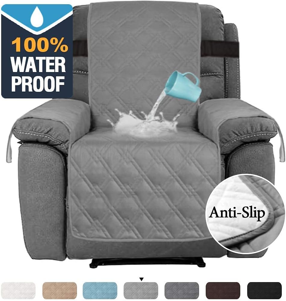 H.VERSAILTEX 100% Waterproof Oversized Recliner Cover and Loveseat Cover Bundle