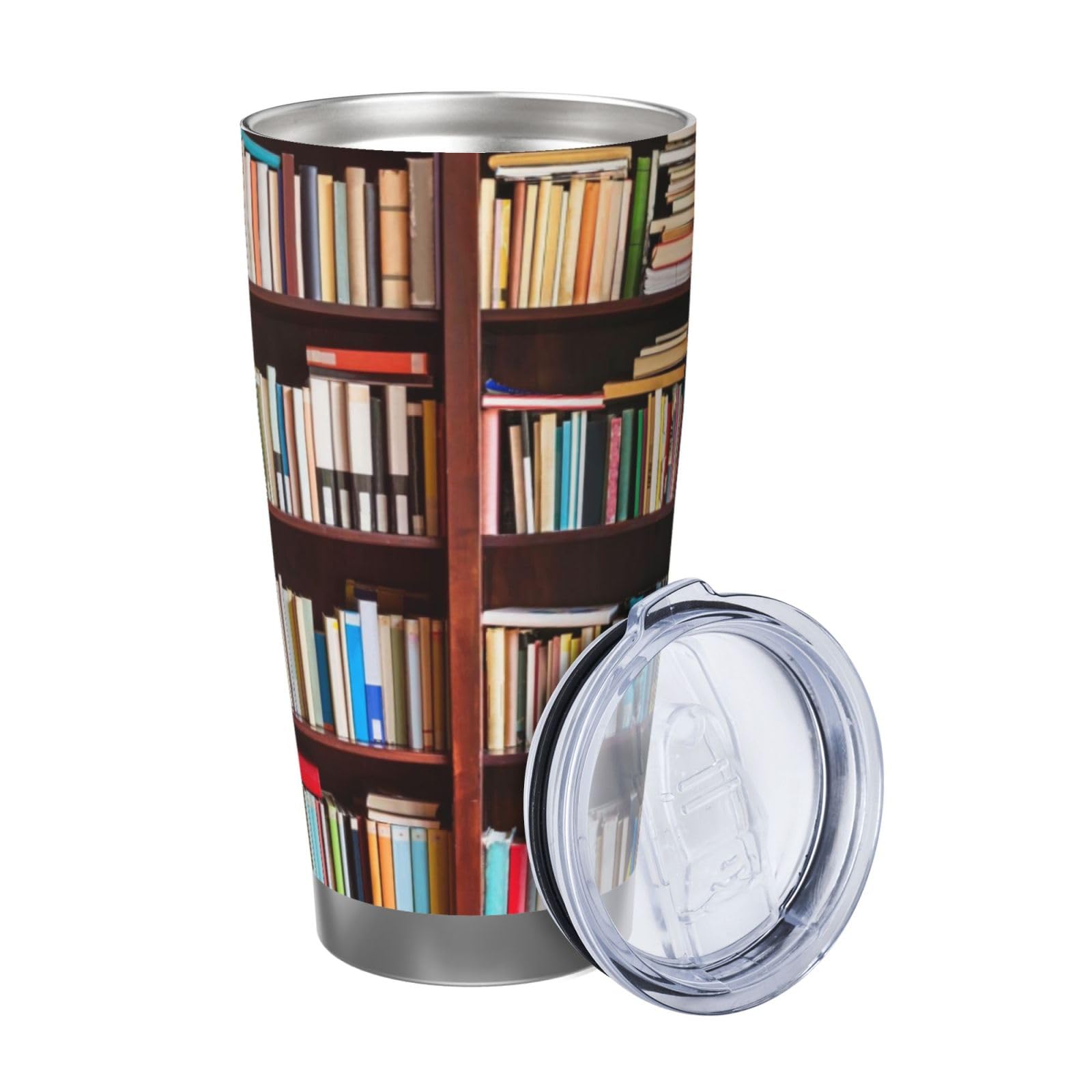 Tazza portatile dell'acciaio inossidabile della tazza dell'automobile della tazza dell'automobile stampata dei libri 20oz