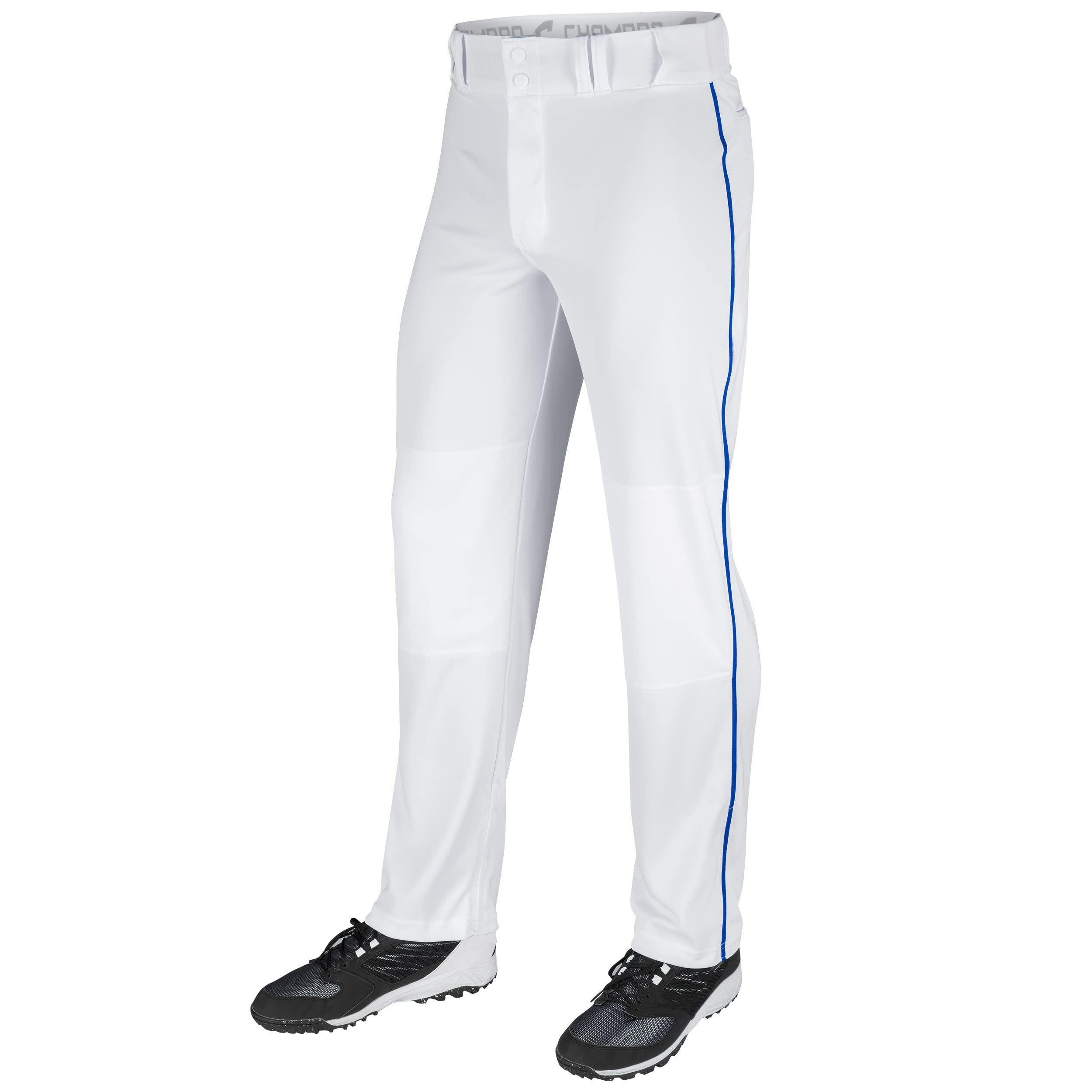 CHAMPRO Boys' Triple Crown Open Bottom Piped Youth Baseball Pants Small