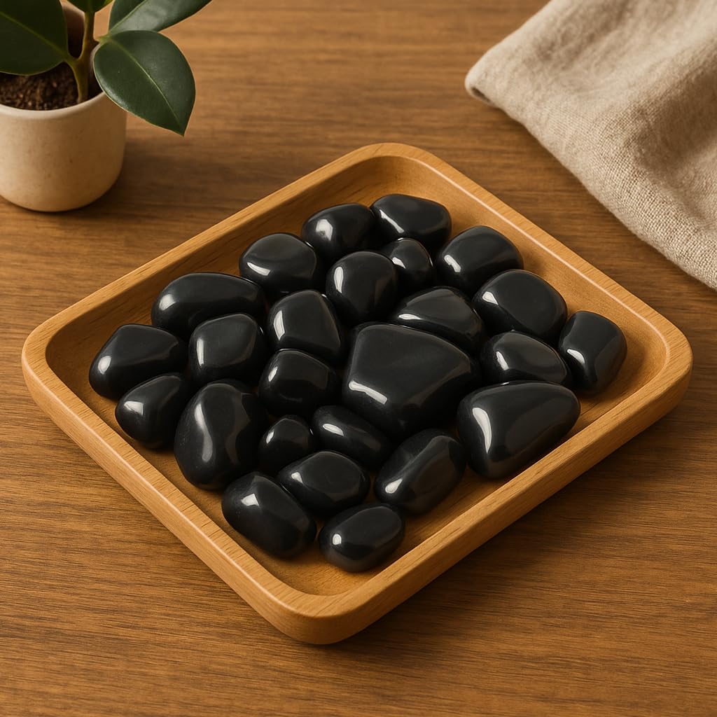 Yellow Polished Pebbles - Garden Decor & Plant Pots -8 Yellow Polished Pebbles - Garden Decor & Plant Pots -8
