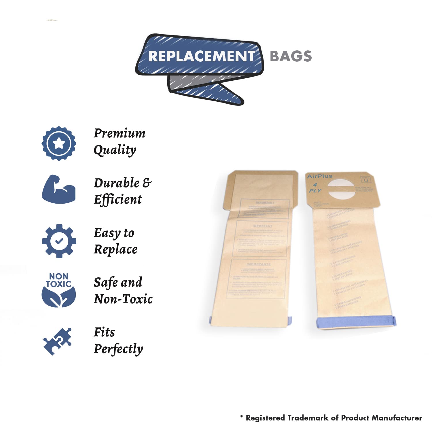 Cirrus Style A Paper Bag Micro Ply 12 pk.