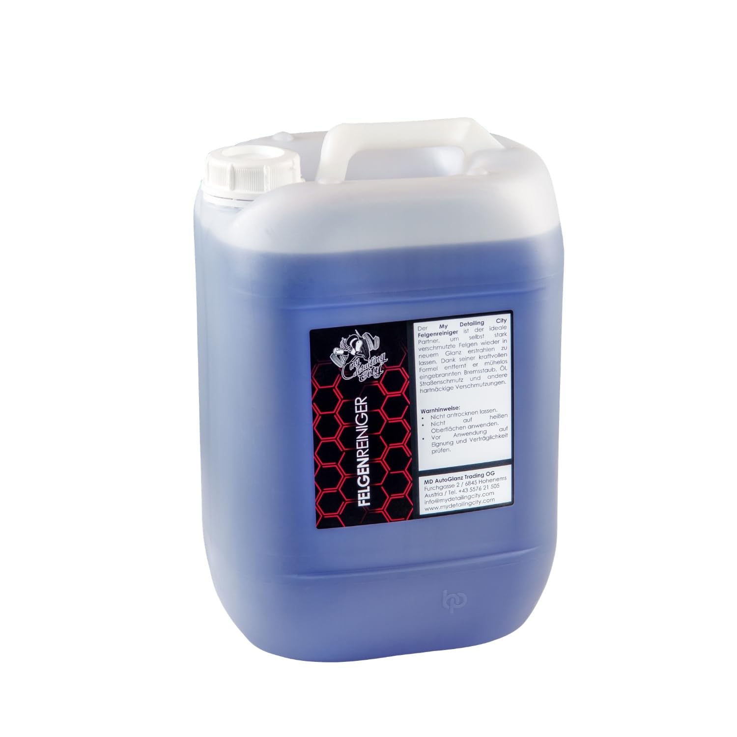 Felgenreiniger 22L / 24,5KG - Kraftvolle Bremsstaub- & Schmutzentfernung - Farbindikator - Säurefrei & materialschonend